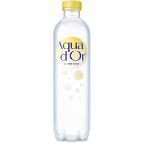 Kildevand Aquador med brus, citron