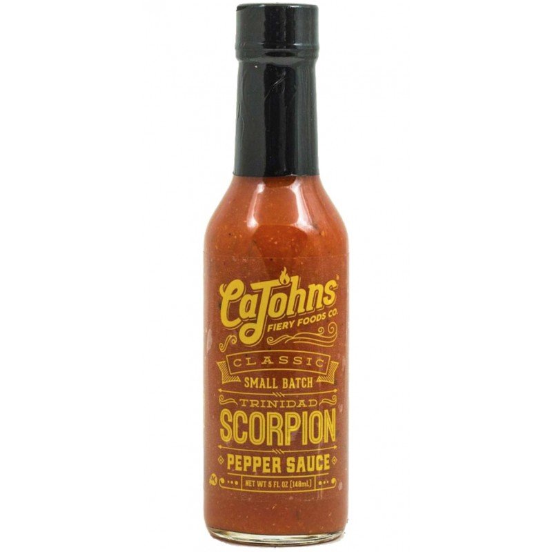 CaJohns Classic Small Batch Trinidad Scorpion Chili Hot Sauce